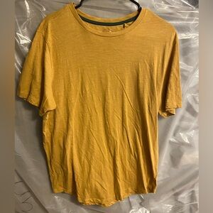Free Planet Men's Short Sleeve Tee - Golden Yellow
